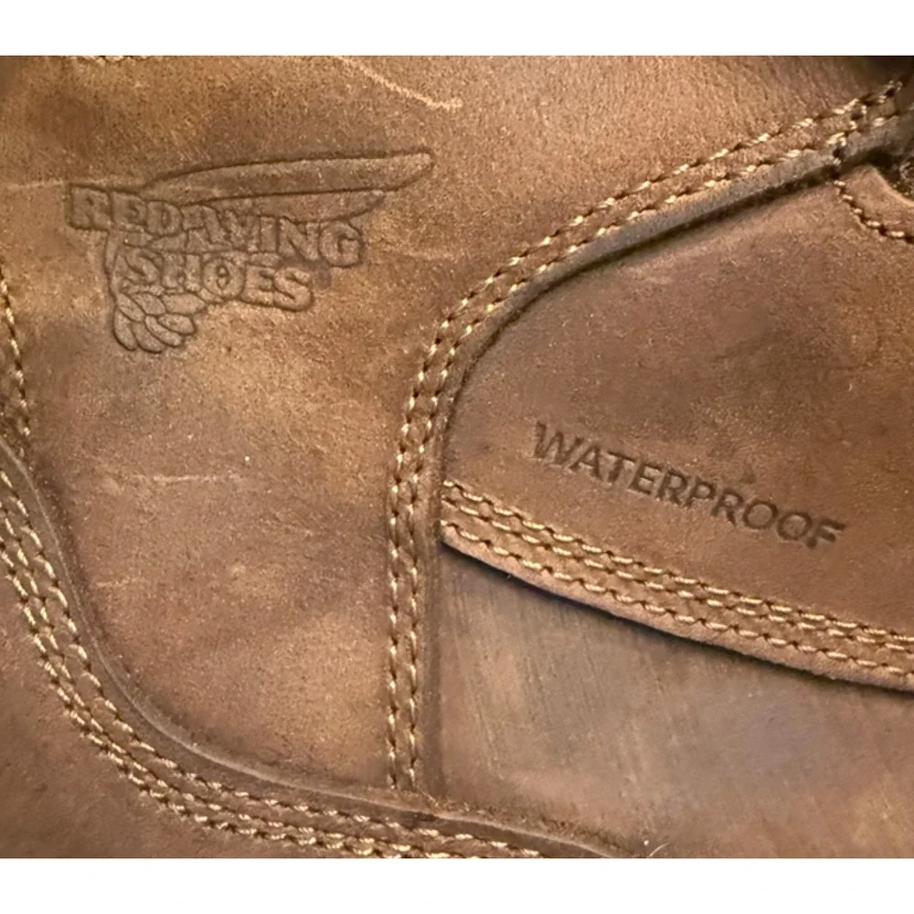 RED WING 4215 DYNAFORCE 6-INCH WATERPROOF SAFETY STEEL TOE WORK BOOTS SZ 7 D